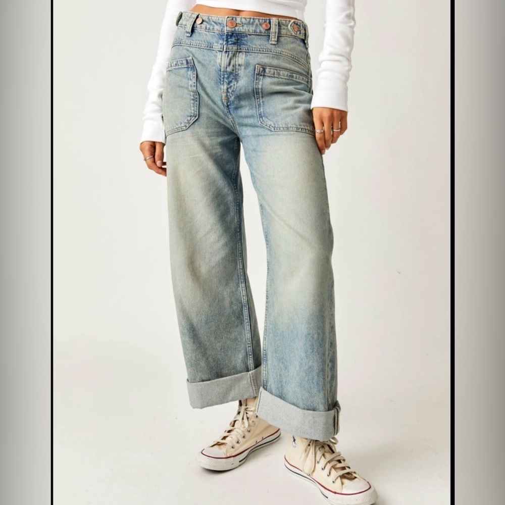 We the Free Palmer Cuffed Jeans